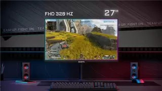 纯白高颜值电竞显示器推荐 27寸4K高刷神器