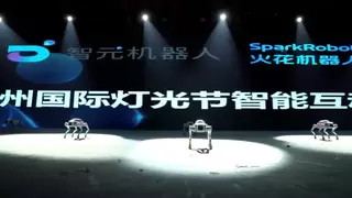 行业首发！智元×火花机器人联合发布机器狗表演方阵
