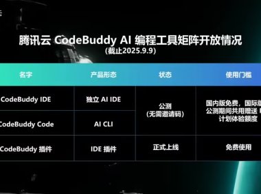 国内首家支持全形态 AI 编程工具：腾讯发布自研 AI CLI 工具 CodeBuddy Code