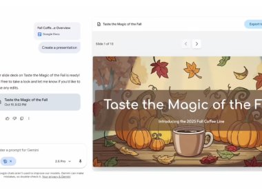 谷歌Gemini免费PPT生成功能上线，简化学生员工幻灯片制作