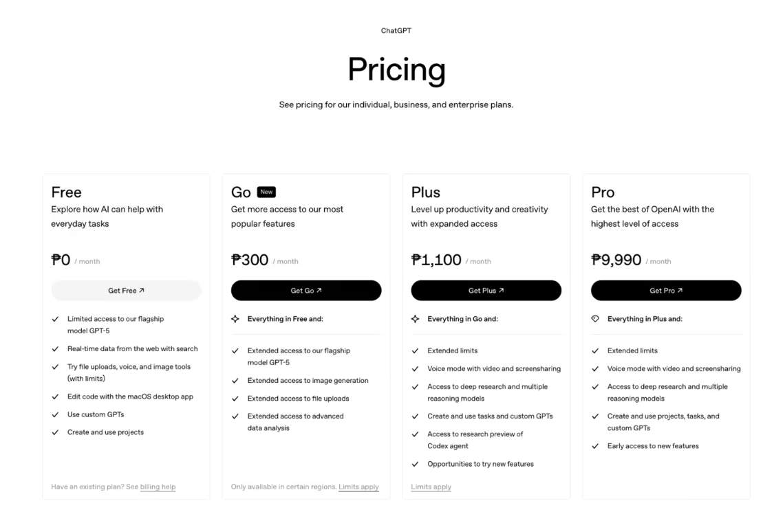 68f0a713j00t3wdjd003jd000v900kpp OpenAI 低价 ChatGPT Go 订阅计划扩张至亚洲 16 地,每月不到 5 美元