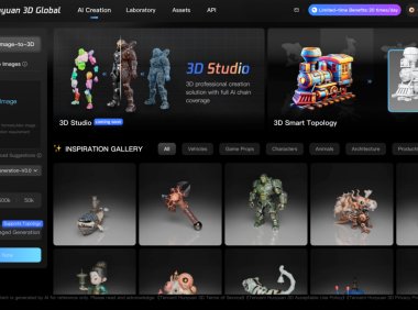 腾讯混元3D创作引擎国际站上线，AI生成模型全面开放