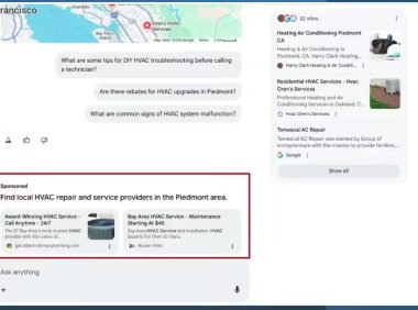 谷歌AI搜索模式开始测试广告功能，无广告AI体验时代或将结束
