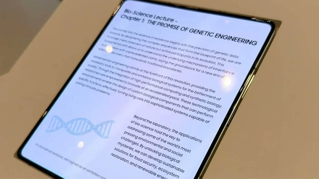 三星展示无折痕折叠屏技术 折叠屏iPhone有望率先量产