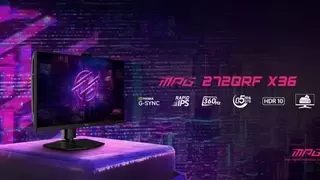 微星MPG 272QRF X36显示器搭载G-SYNC Pulsar技术重塑电竞视觉体验