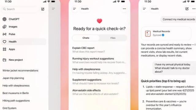 ChatGPT Health助力医疗数据整合优化健康管理