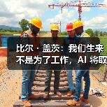 比尔・盖茨:我们生来不是为了工作,AI 将取代人类做大部分事情(图3) 比尔・盖茨:我们生来不是为了工作,AI 将取代人类做大部分事情(图3)
