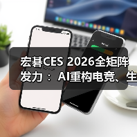 宏碁CES 2026全矩阵发力 :AI重构电竞、生产力与视觉新体验(图2) 宏碁CES 2026全矩阵发力 :AI重构电竞、生产力与视觉新体验(图2)
