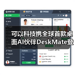 可以科技携全球首款桌面AI伙伴DeskMate登陆2026 CES 开启“人机共生”新范式(图4) 可以科技携全球首款桌面AI伙伴DeskMate登陆2026 CES 开启“人机共生”新范式(图4)