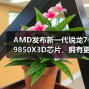 AMD发布新一代锐龙7 9850X3D芯片,拥有更高的加速频率(图4) AMD发布新一代锐龙7 9850X3D芯片,拥有更高的加速频率(图4)