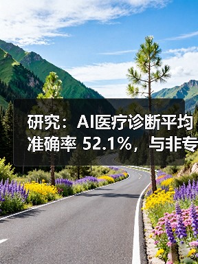 研究:AI医疗诊断平均准确率 52.1%,与非专家医生相当(图4) 研究:AI医疗诊断平均准确率 52.1%,与非专家医生相当(图4)
