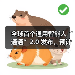 全球首个通用智能人“通通”2.0 发布,预计年内具备 6 岁儿童智能水平(图1) 全球首个通用智能人“通通”2.0 发布,预计年内具备 6 岁儿童智能水平(图1)