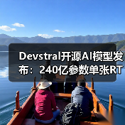 Devstral开源AI模型发布：240亿参数单张RTX 4090流畅运行（图1）
