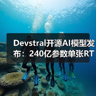 Devstral开源AI模型发布：240亿参数单张RTX 4090流畅运行（图2）
