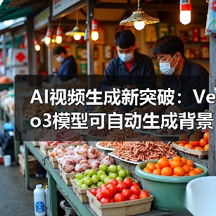 AI视频生成新突破:Veo3模型可自动生成背景音与人物对话(图3) AI视频生成新突破:Veo3模型可自动生成背景音与人物对话(图3)