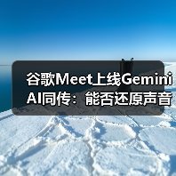 谷歌Meet上线Gemini AI同传:能否还原声音语气情感?(图3) 谷歌Meet上线Gemini AI同传:能否还原声音语气情感?(图3)