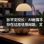 张平文校长：AI教育不存在过度使用问题，文科发展不减（图4）
