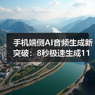 手机端侧AI音频生成新突破：8秒极速生成11秒音频（图1）