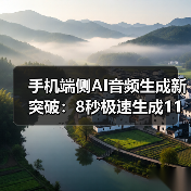 手机端侧AI音频生成新突破：8秒极速生成11秒音频（图3）