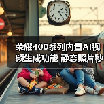 荣耀400系列内置AI视频生成功能 静态照片秒变5秒动态视频（图1）