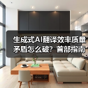 生成式AI翻译效率质量矛盾怎么破？首部指南来了（图3）