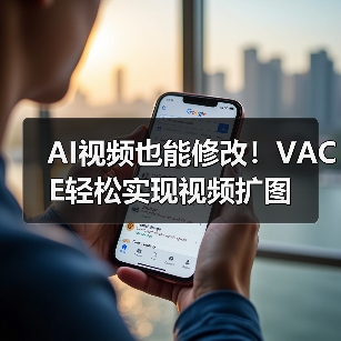 AI视频也能修改！VACE轻松实现视频扩图（图4）
