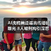AI洗稿编造谣言传播链曝光 8人被刑拘引深思(图2) AI洗稿编造谣言传播链曝光 8人被刑拘引深思(图2)