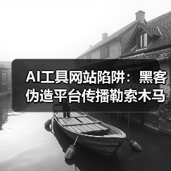 AI工具网站陷阱:黑客伪造平台传播勒索木马(图2) AI工具网站陷阱:黑客伪造平台传播勒索木马(图2)