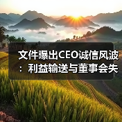 文件曝出CEO诚信风波：利益输送与董事会失职