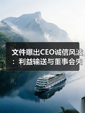 文件曝出CEO诚信风波:利益输送与董事会失职(图2) 文件曝出CEO诚信风波:利益输送与董事会失职(图2)