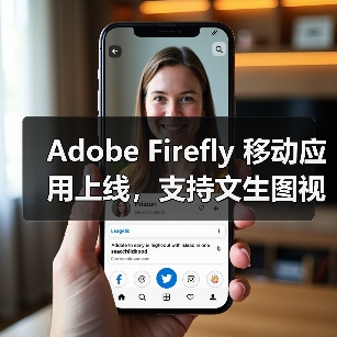 Adobe Firefly 移动应用上线，支持文生图视频及第三方AI模型调用