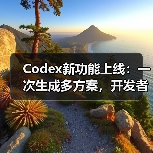 Codex新功能上线:一次生成多方案,开发者效率跃升(图3) Codex新功能上线:一次生成多方案,开发者效率跃升(图3)