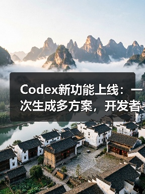 Codex新功能上线:一次生成多方案,开发者效率跃升(图4) Codex新功能上线:一次生成多方案,开发者效率跃升(图4)