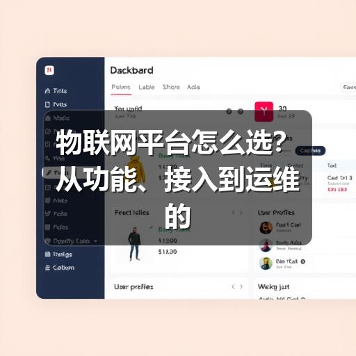 物联网平台怎么选?从功能、接入到运维的实用指南