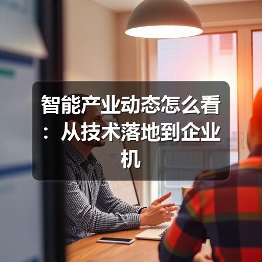 智能产业动态怎么看:从技术落地到企业机会的观察方法